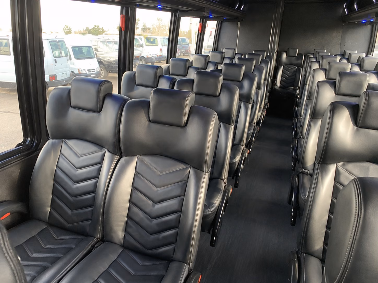 20 passenger minibus interior