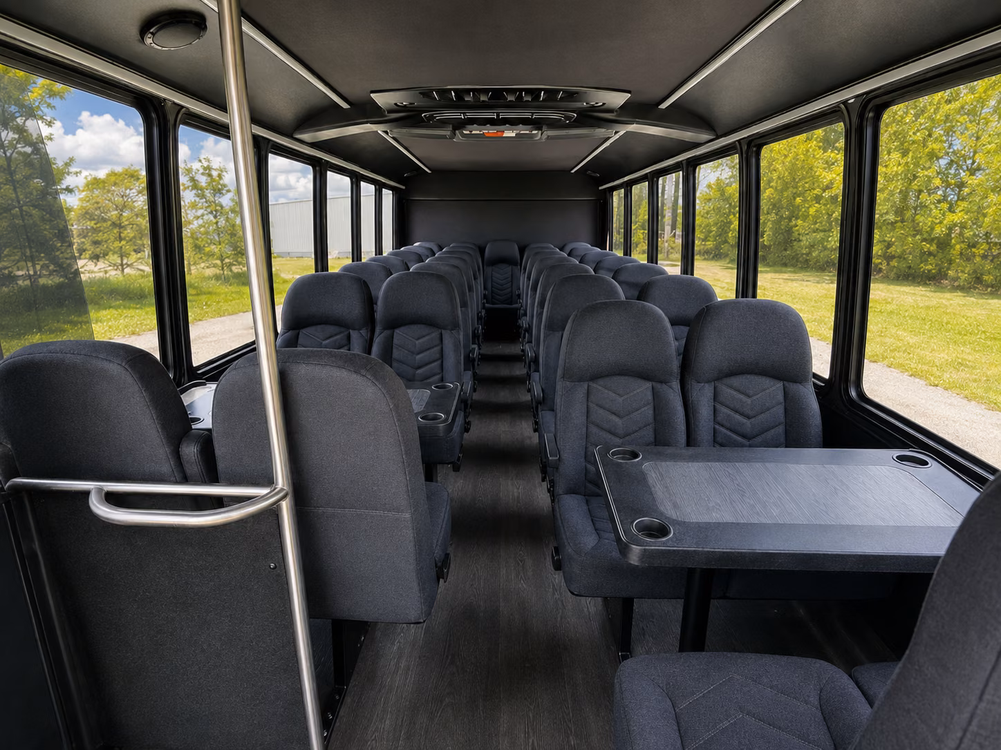 owensboro 15 passenger minibus interior