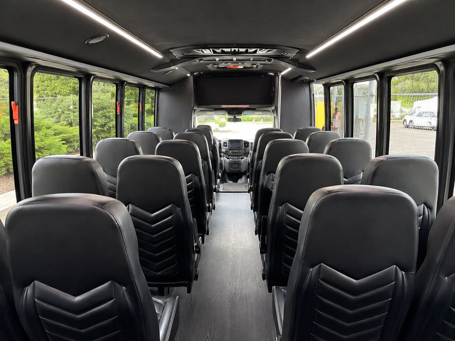 owensboro 18 passenger minibus inside