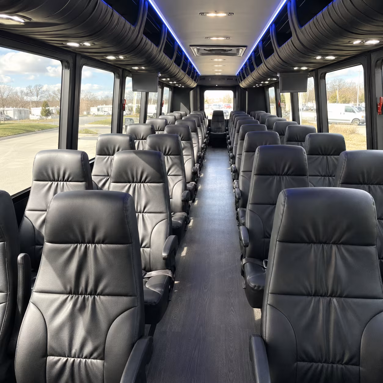 owensboro 28 passenger minibus interior
