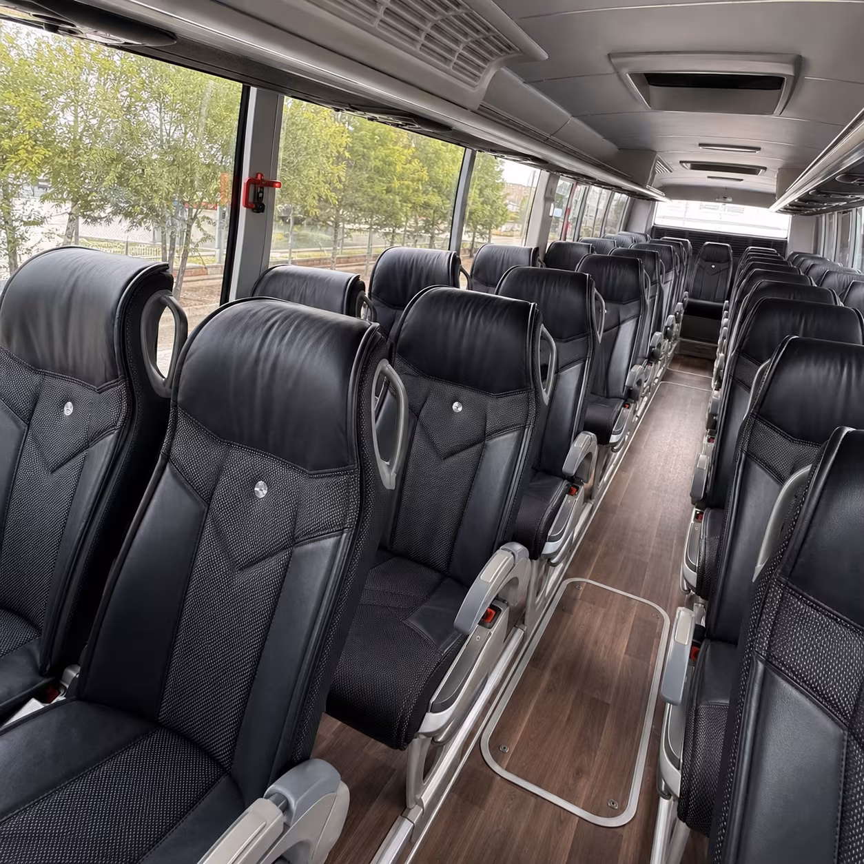 owensboro 56 passenger charter bus interior