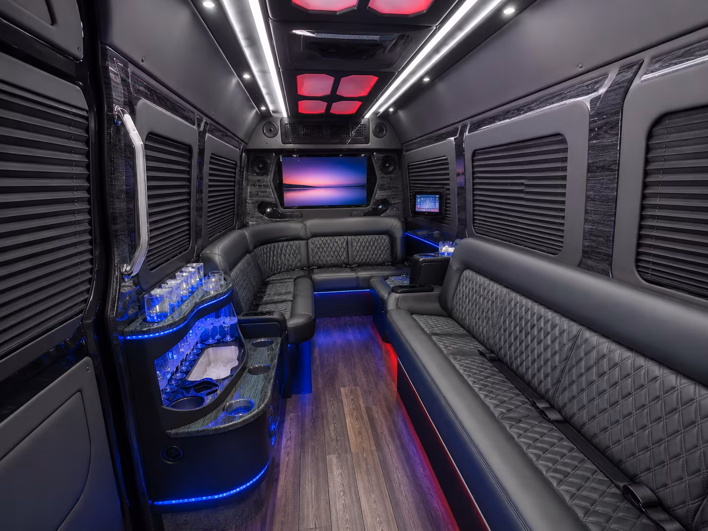 owensboro sprinter limousine interior
