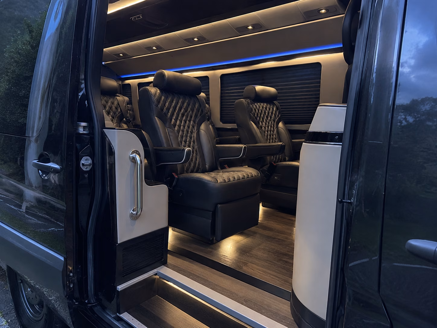 owensboro sprinter van with driver inside