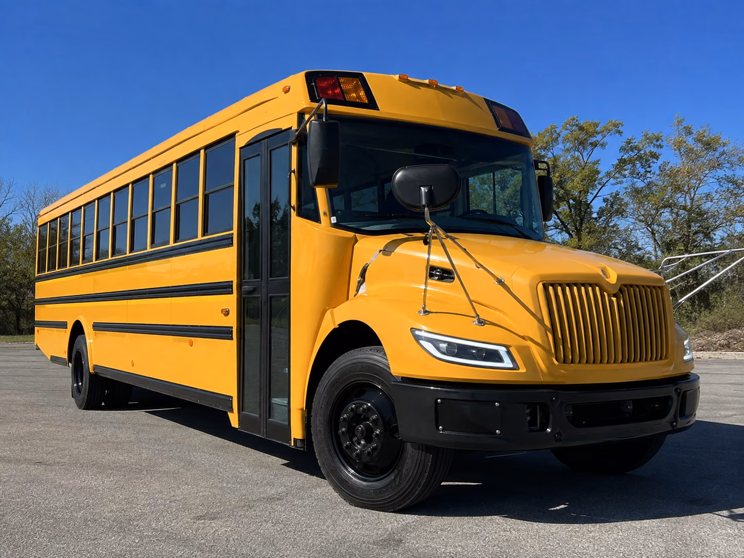 school buses for field trips to panther creek park and outdoor education sites